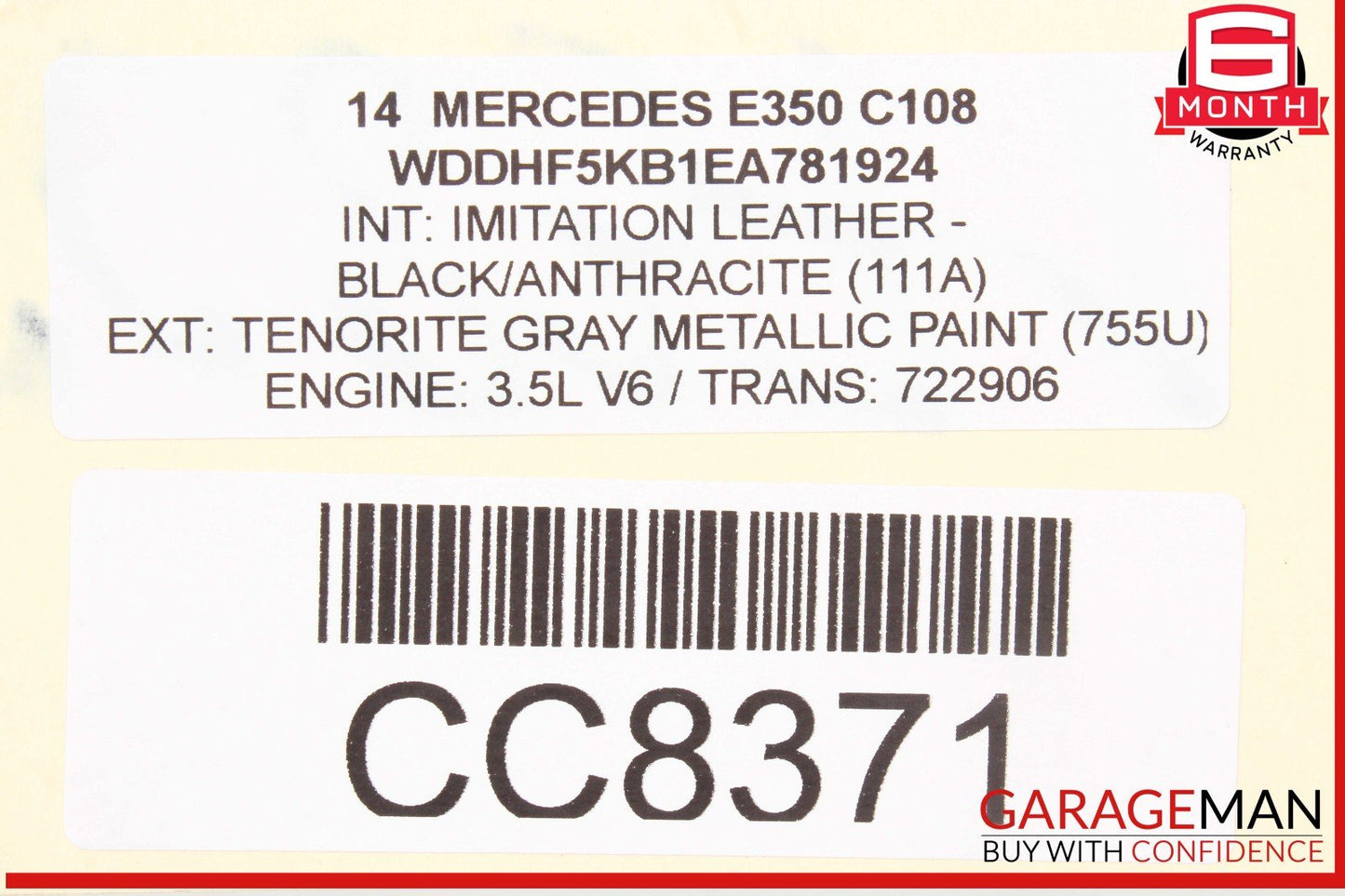14-16 Mercedes W212 E350 RWD 7G-Tronic Automatic Transmission 722.906 OEM 127k