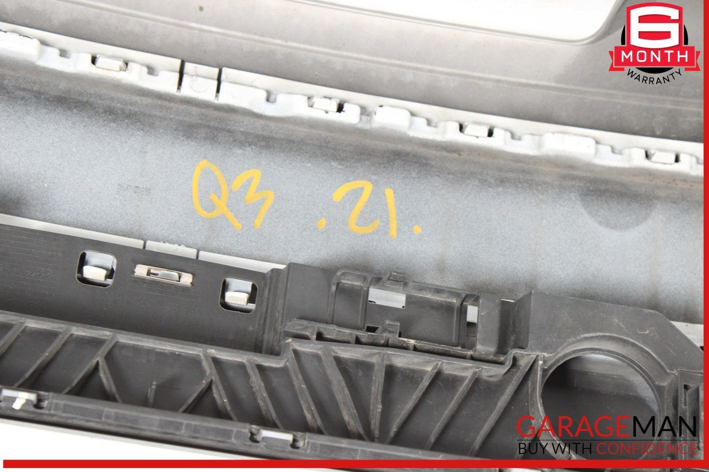19-21 Audi Q3 Rear Bumper Panel Cover Assembly White OEM
