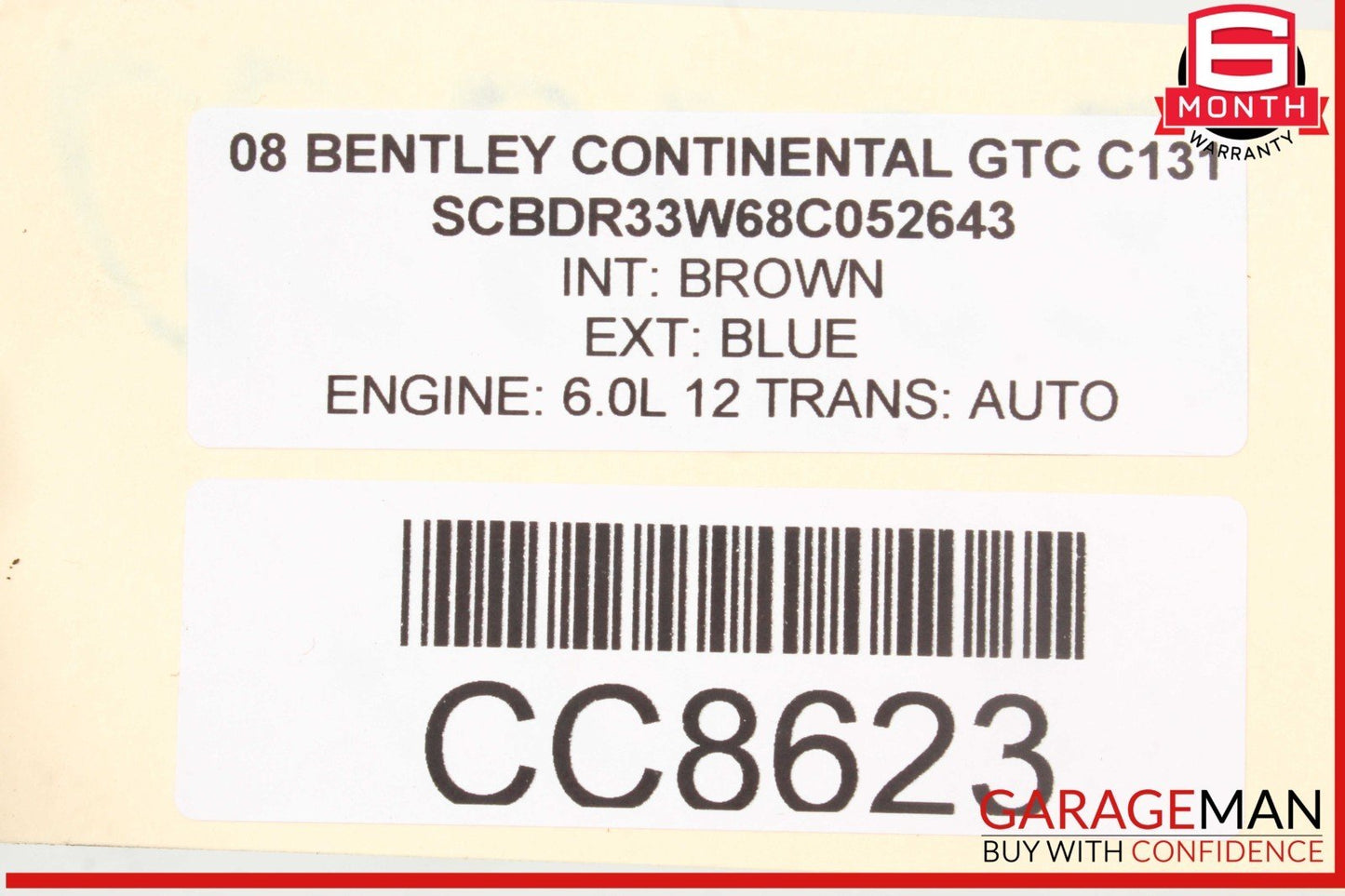 03-12 Bentley Continental GT Exhaust Muffler Mufflers Right & Left Set of 2 OEM