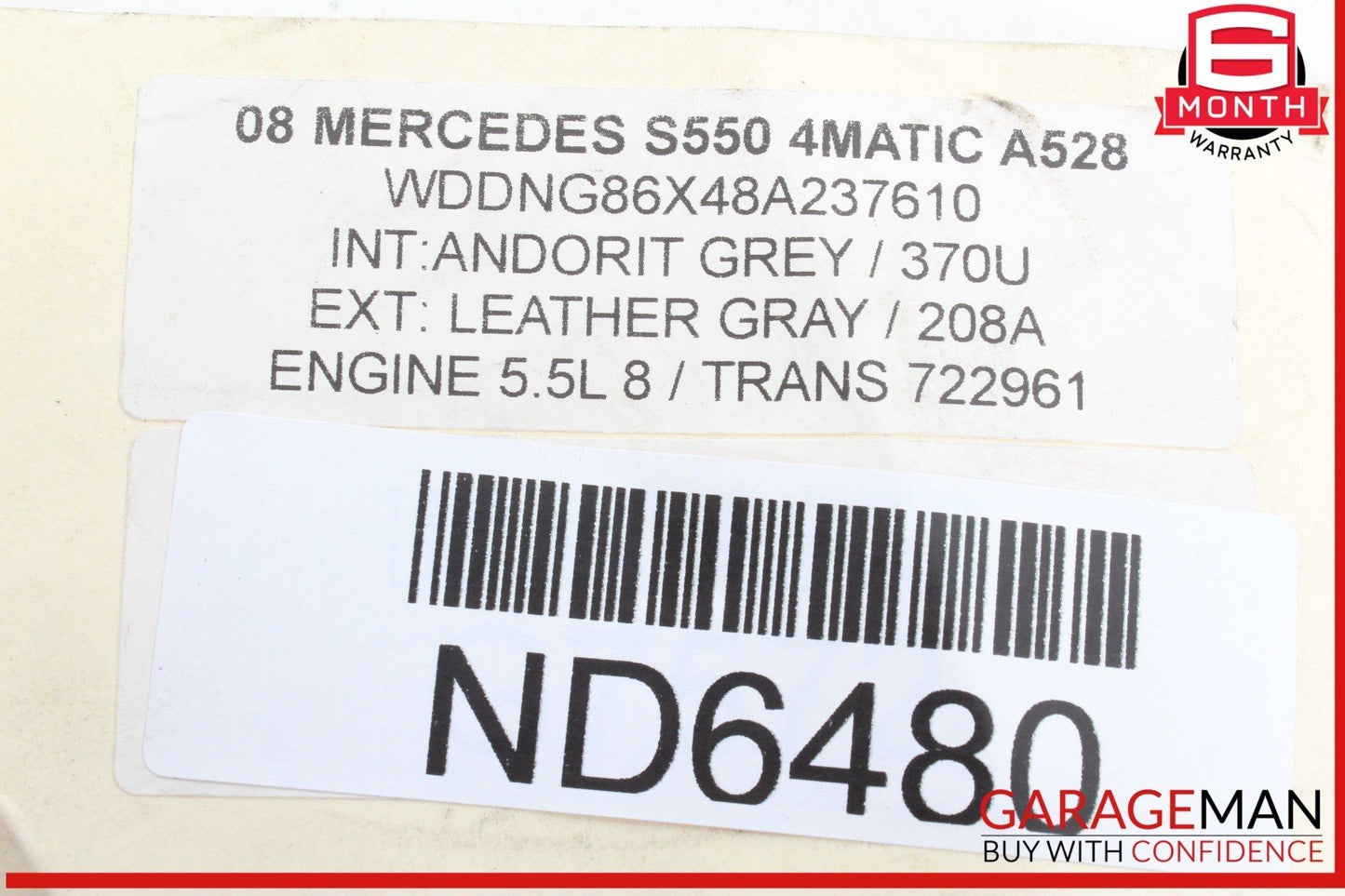 07-09 Mercedes W221 S550 4MATIC Rear Left & Right Door Audio Sound Speaker Set