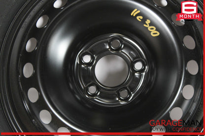08-14 Mercedes W204 C250 C300 Emergency Spare Tire Donut Wheel Rim 125 90 16"