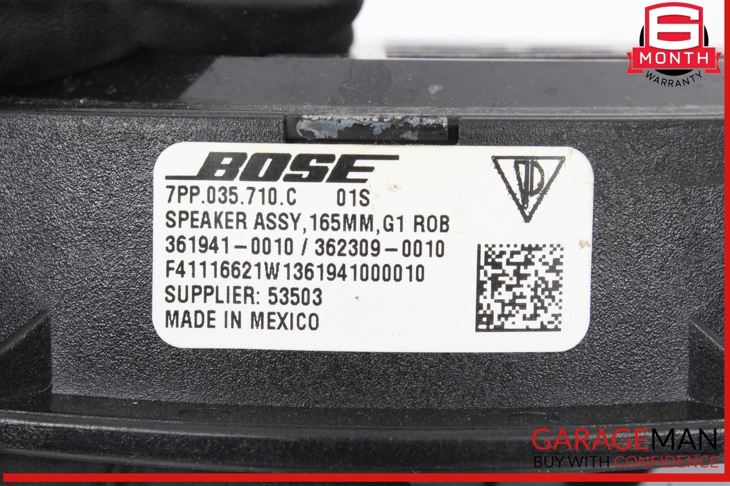 10-18 Porsche Cayenne 958 Rear Left and Right Door Audio Speaker