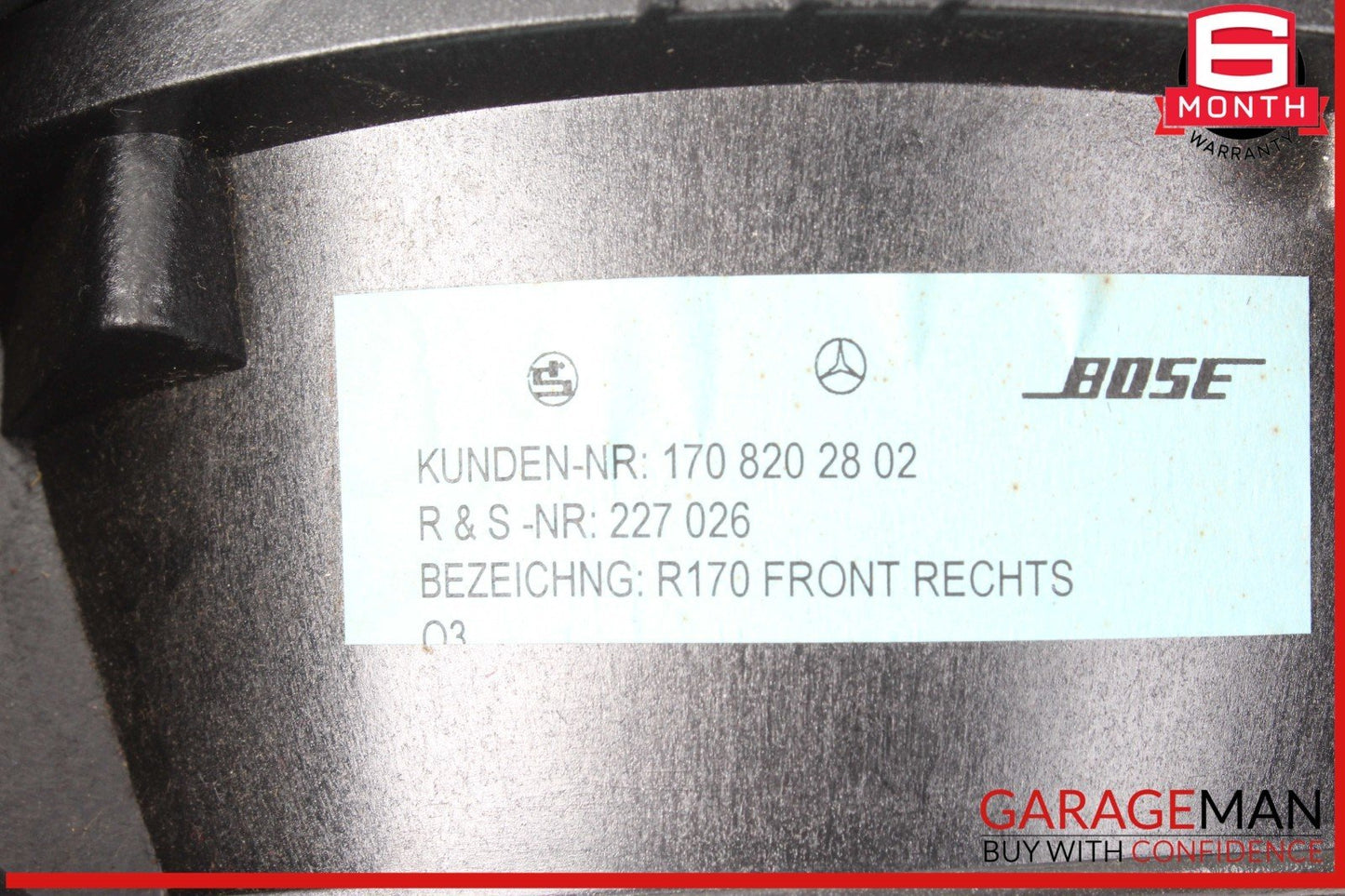 97-04 Mercedes R170 SLK230 Front Right & Left Side Door Sound Speaker Set OEM
