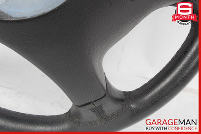 06-09 Mercedes W211 E350 CLS500 4 Spoke Steering Wheel Leather Black OEM