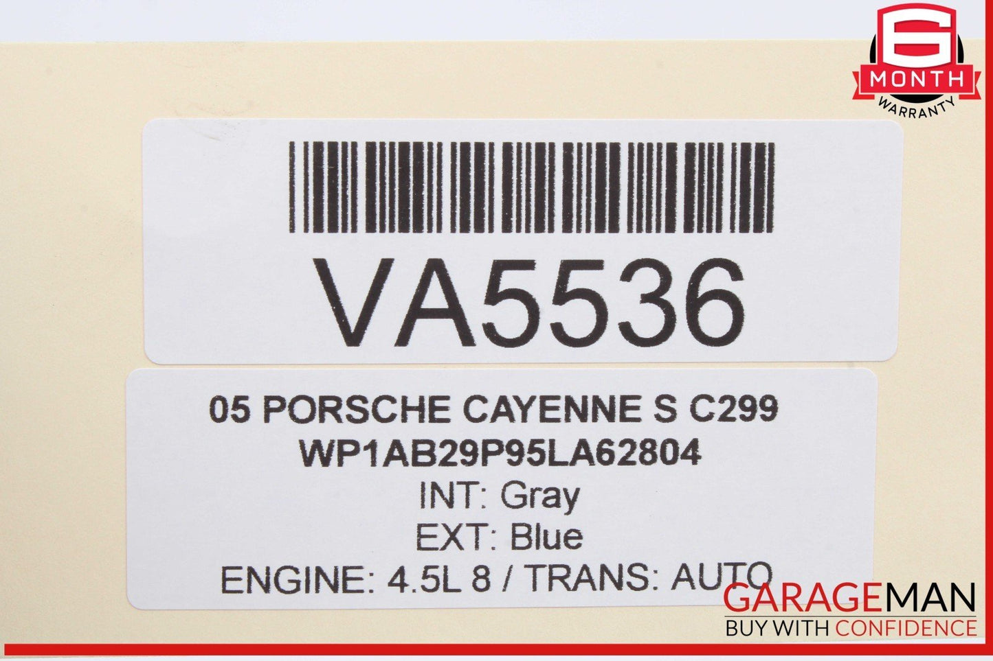 03-10 Porsche Cayenne S 955 957 Rear Left Side Lower Control Arm 7L0505351 OEM