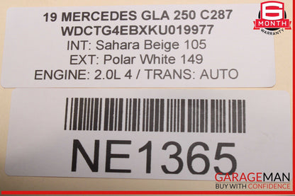 14-19 Mercedes X156 GLA250 Fuel Gas Tank Reservoir Assembly OEM