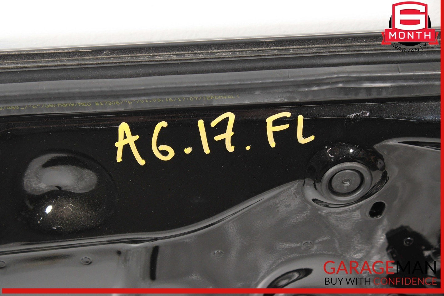 12-18 Audi A6 Front Left Driver Side Exterior Door Shell Frame Panel OEM