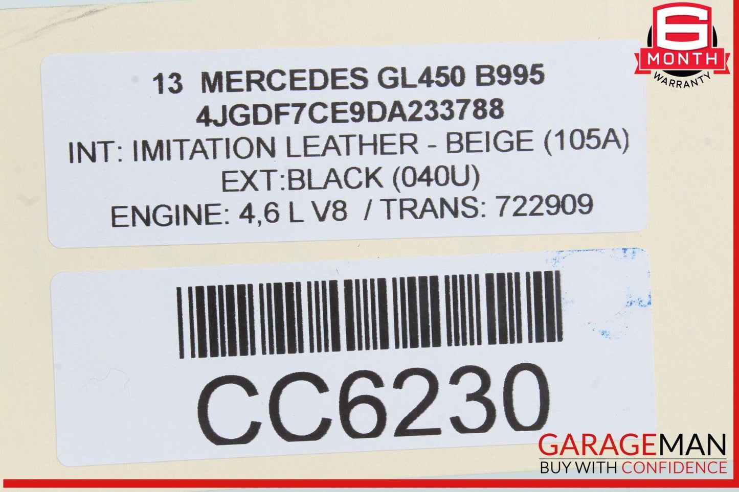 12-19 Mercedes X166 GL450 ML350 GL550 Window Regulator Panel Front Right OEM