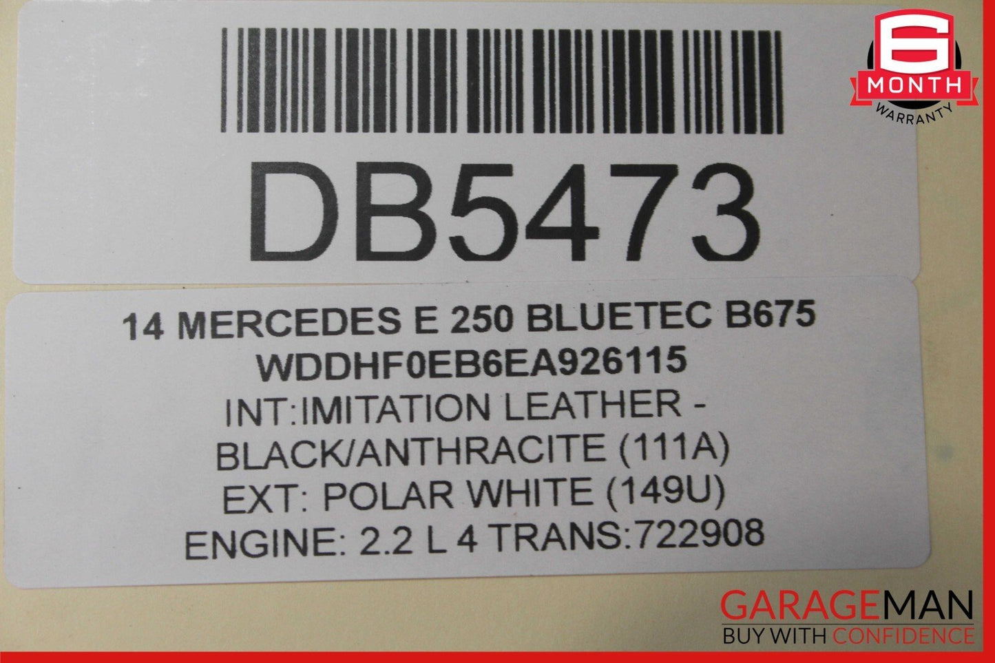 11-16 Mercedes W212 E350 E250 Bluetec Fuel Gas Tank Reservoir Diesel Pump Assy