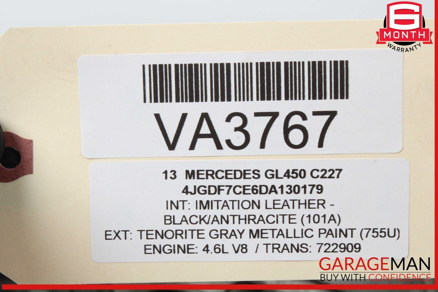 12-19 Mercedes X166 GL450 Front Right Side Spindle Knuckle Wheel Hub OEM