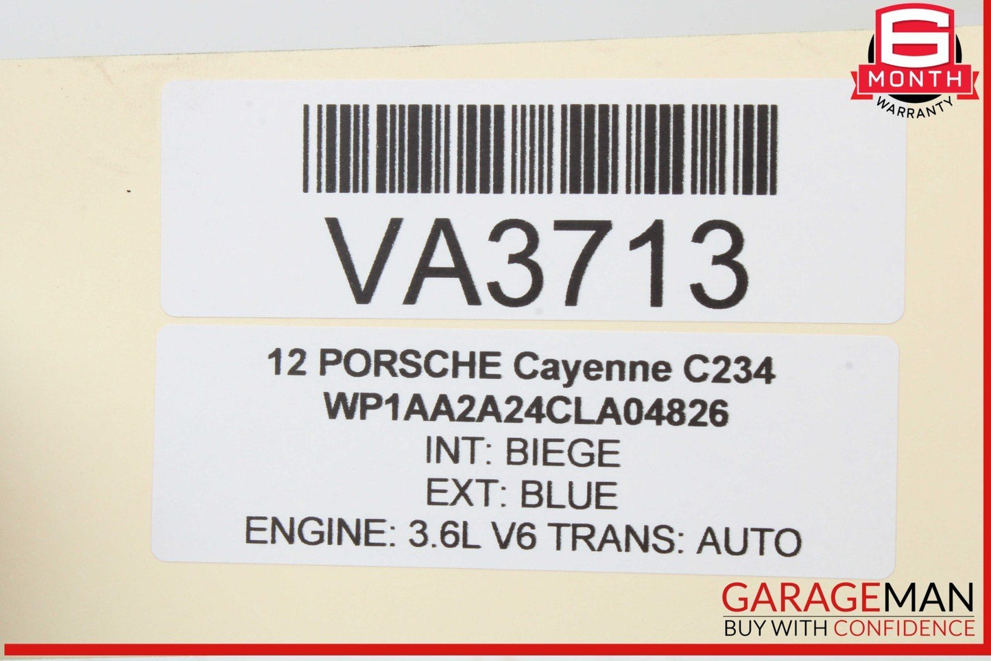 11-18 Porsche Cayenne 958 Rear Left or Rear Right Wishbone Upper Control Arm OEM