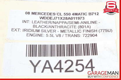 07-13 Mercedes S350 S550 CL550 Rear Left & Right Brake Caliper Calipers Set