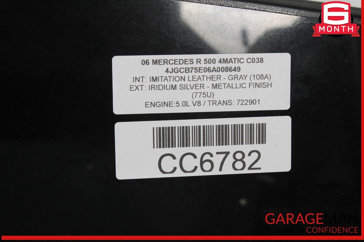 06-13 Mercede W251 R500 R350 Center Panoramic Pano Sunroof Sun Roof Glass OEM