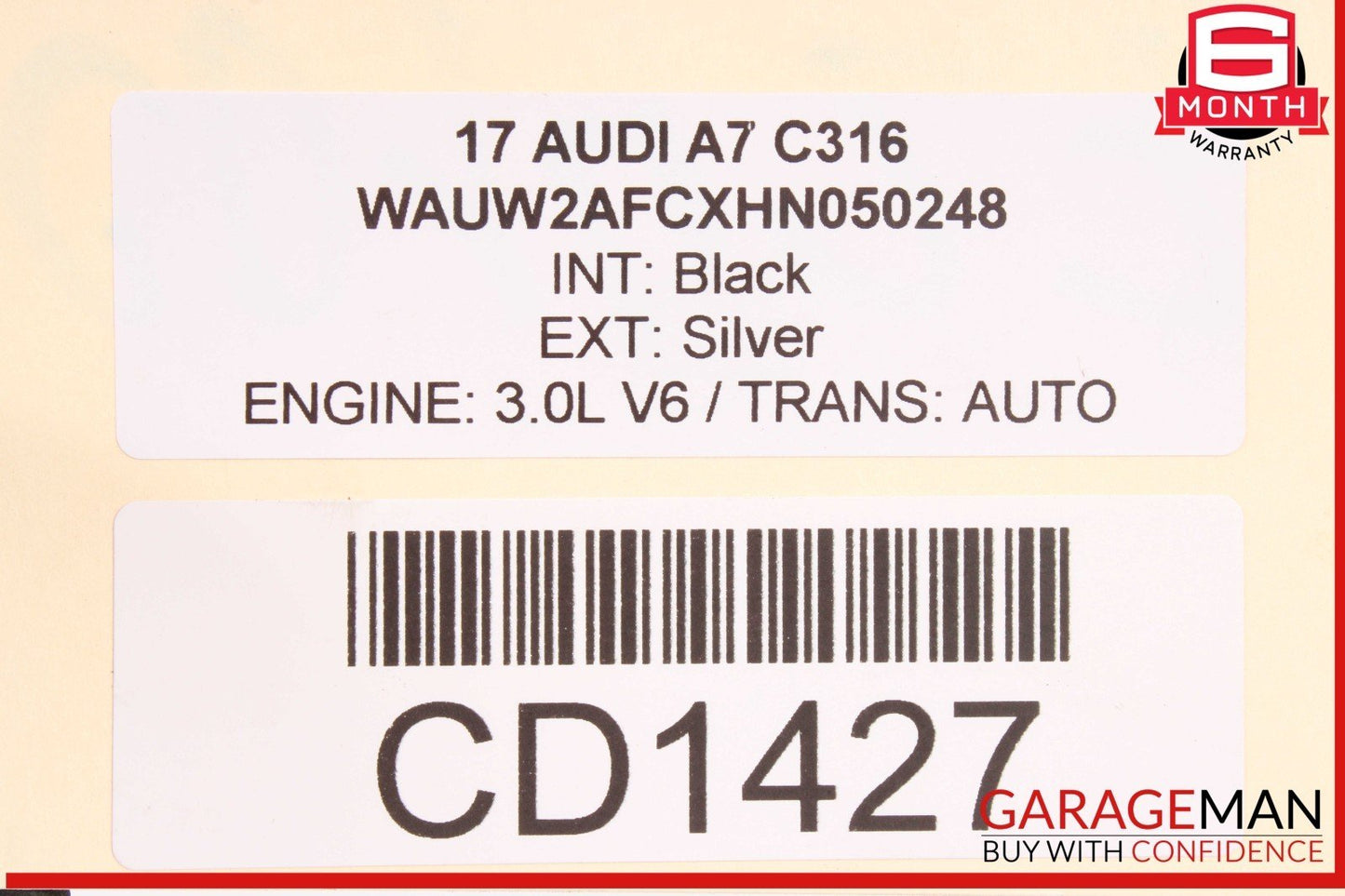 16-18 Audi A7 A6 Quattro Auto Automatic Transmission Gearbox Assy AWD OEM 98k