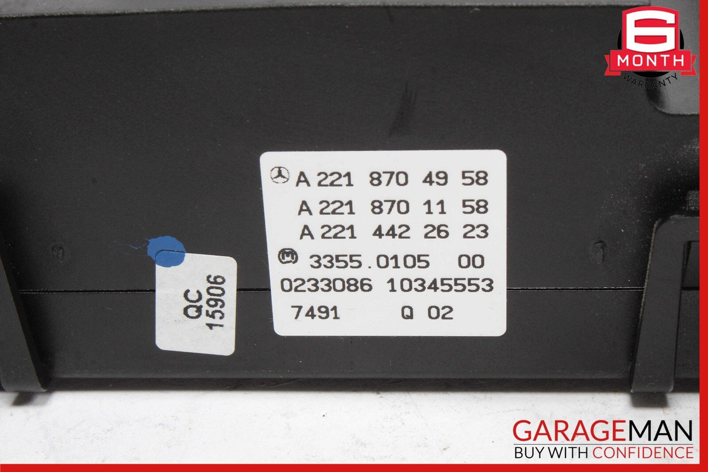 07-14 Mercedes W221 S550 S400 CL550 A/C AC Heater Climate Control Switch OEM