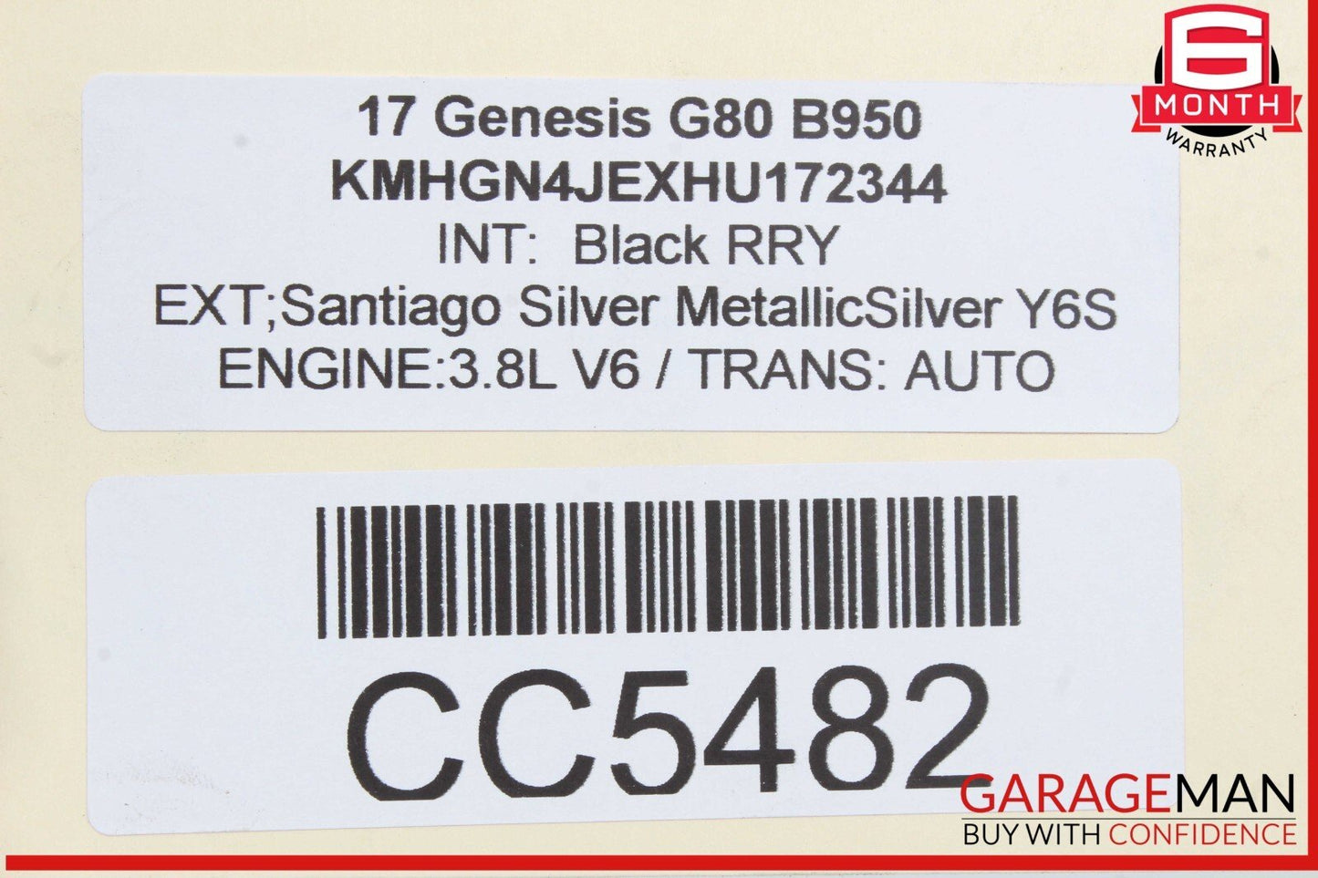 15-20 Hyundai Genesis G80 3.8L Fuel Pump Assembly Tank OEM