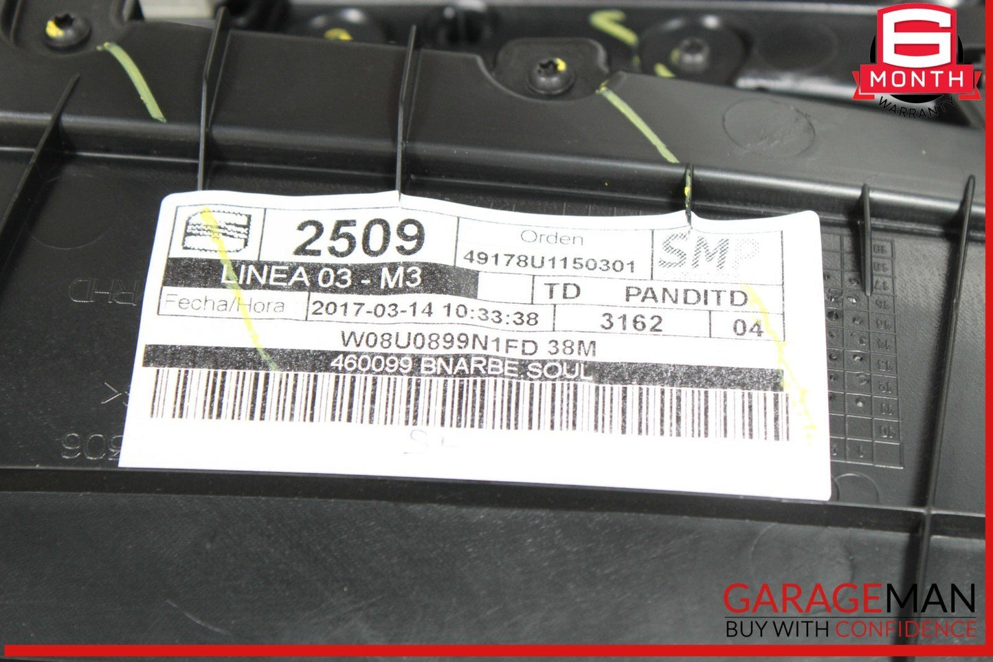 15-18 Audi Q3 Rear Right Passenger Side Interior Door Panel Trim Cover OEM