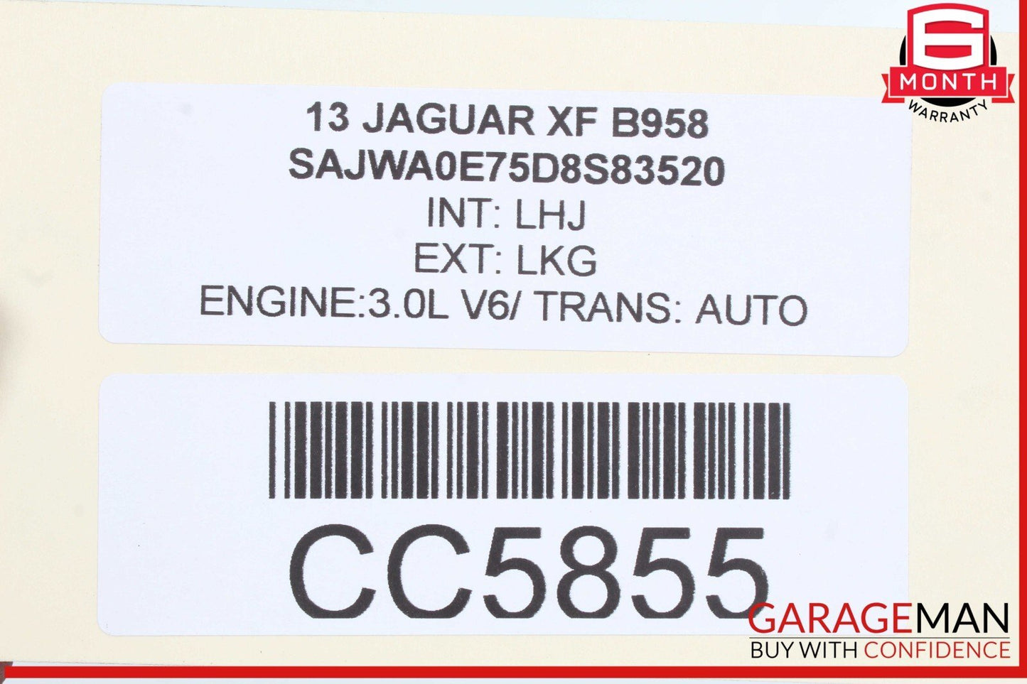12-15 Jaguar XF Front Hood Bonnet Cover Panel Assembly OEM