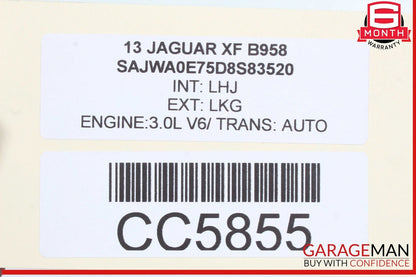 12-15 Jaguar XF Front Hood Bonnet Cover Panel Assembly OEM