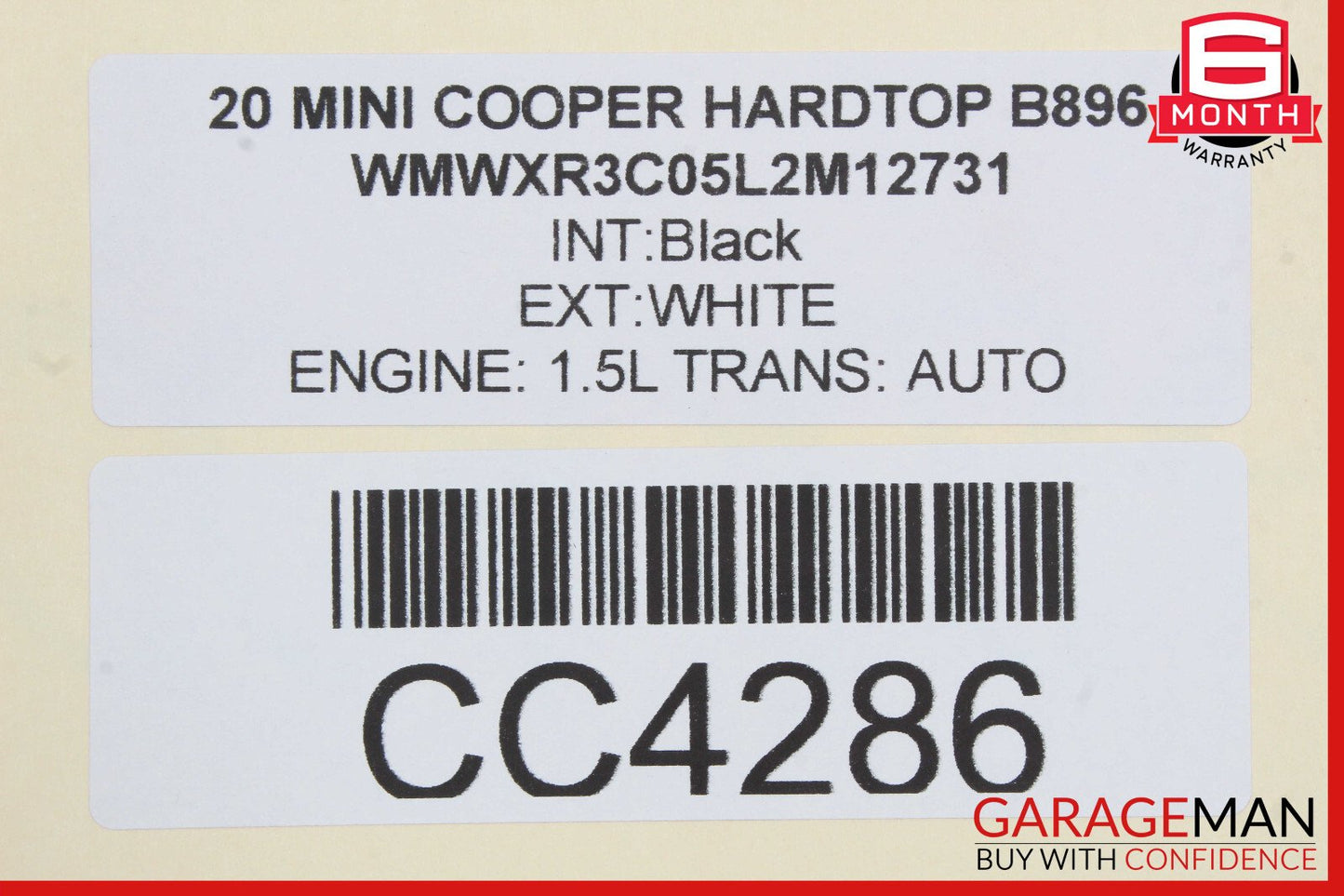 14-21 Mini Cooper Front Right Passenger Side Interior Door Panel Trim Cover Assy