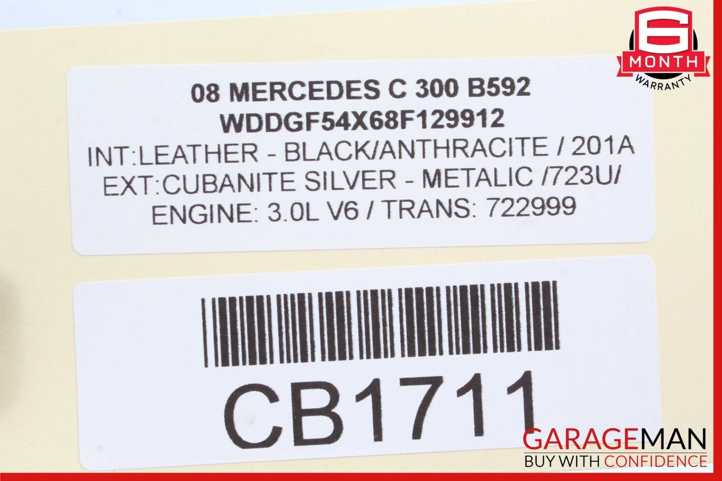 08-17 Mercedes W204 C300 E350 E400 Rear Left Side Spindle Knuckle Hub Bearing