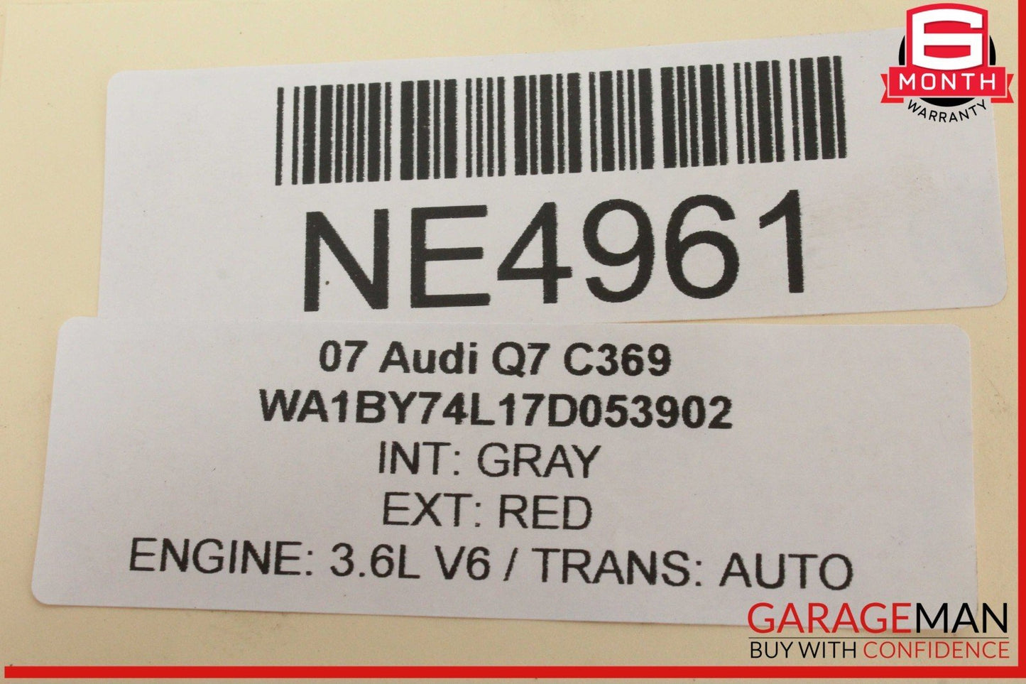 07-16 Audi Q7 Porsche Cayenne 958 Audi S4 Engine Ignition Coil Set of 6 OEM