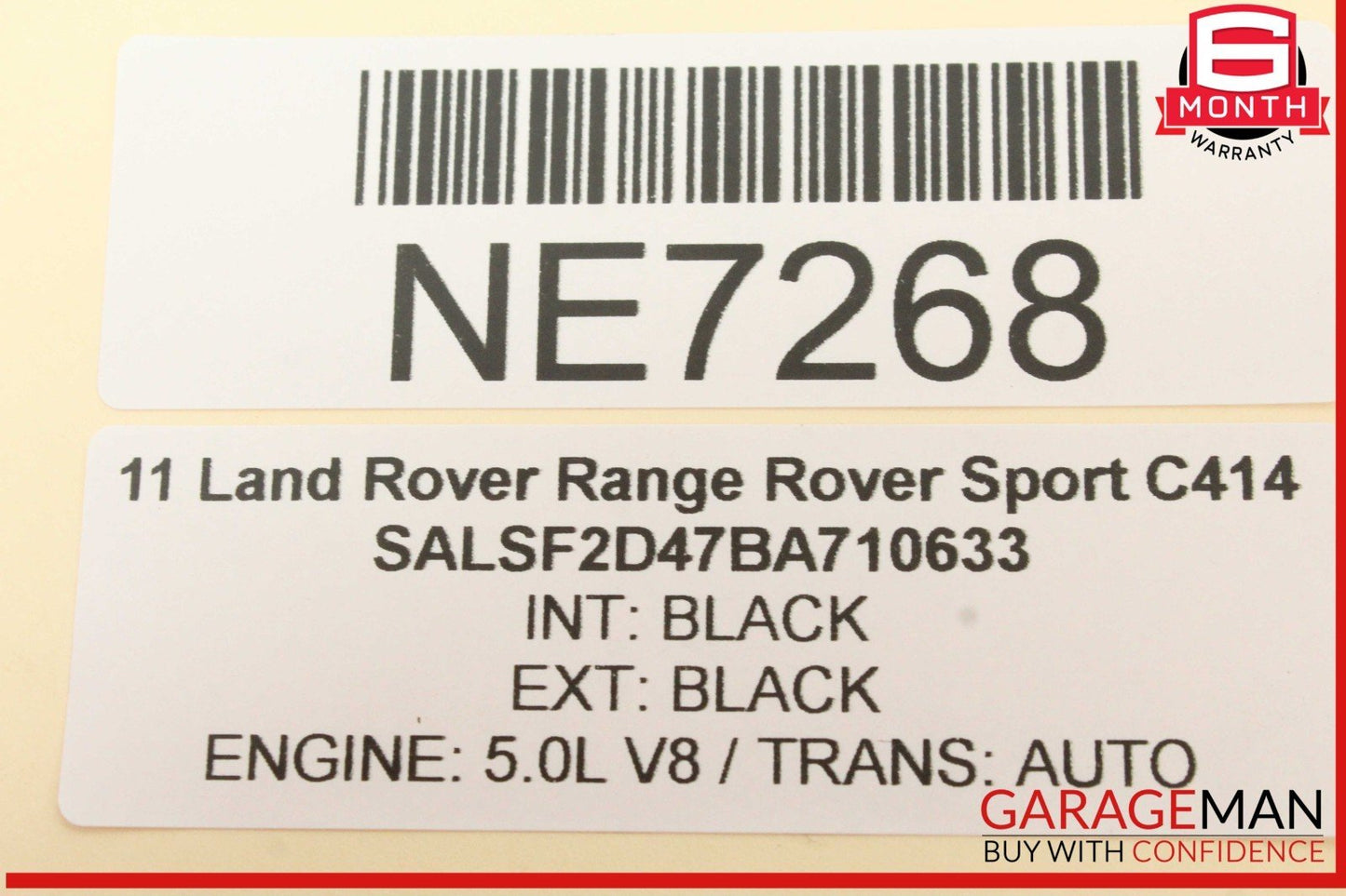 10-13 Land Rover Range Rover Sport Front Left Side Dash AC Air Vent w/ Trim OEM