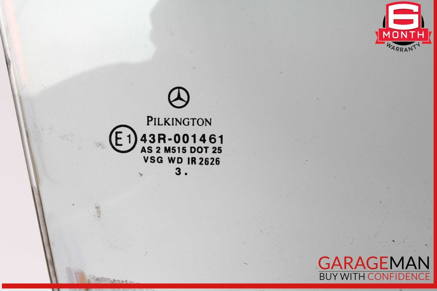 03-12 Mercedes R230 SL500 SL550 Front Right Passenger Side Door Window Glass OEM