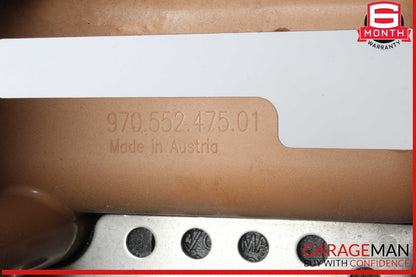 10-16 Porsche Panamera 970 Steering Column Cover Trim Brown OEM