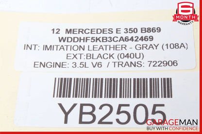 10-17 Mercedes W212 E350 C250 C350 Overhead Dome Light Lamp Reading Map OEM