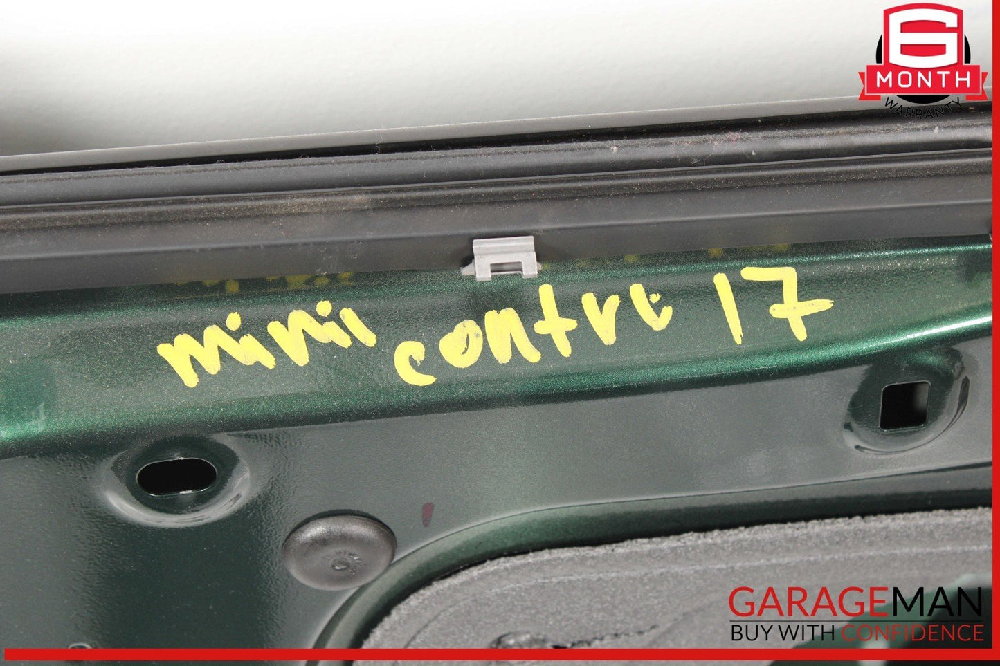 17-24 Mini Cooper Countryman Front Left Driver Side Door Shell Panel Green OEM