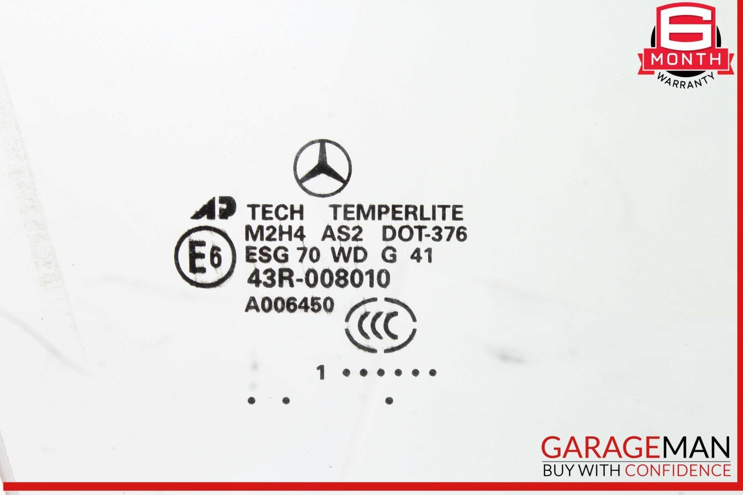 07-12 Mercedes X164 GL450 GL550 Front Right Side Door Window Auto Glass OEM