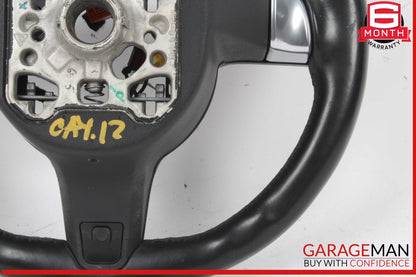 11-14 Porsche Cayenne 958 Steering Wheel w/ Paddle Shifters Black OEM