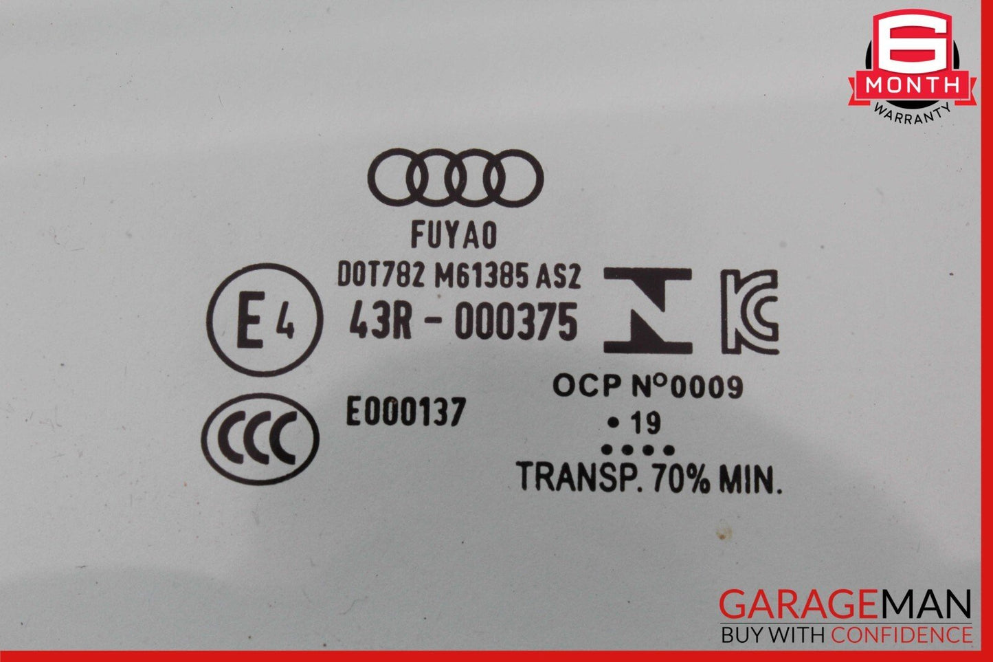 19-23 Audi Q3 Front Left Door Window Glass 83A845201 OEM