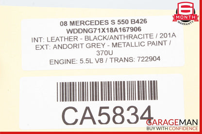 07-13 Mercedes W221 S400 S63 AMG Trunk Locking Hydraulic Pull Down Pump Assembly