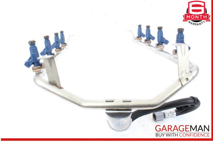 03-06 Porsche Cayenne 955 Fuel Injection Rail Fuel Pipe w/ Injectors OEM