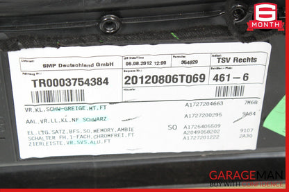 12-16 Mercedes R172 SLK250 SLK300 Front Right Interior Door Panel Black OEM