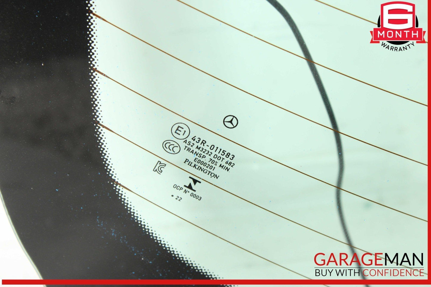 20-23 Mercedes C118 W118 CLA250 Rear Trunk Lid Windshield Window Glass OEM