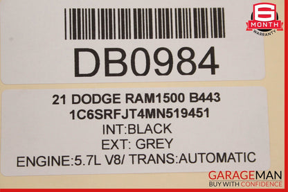 19-22 Dodge RAM 1500 Fuel Tank Crew Cab Reservoir Fuel Pump Assembly