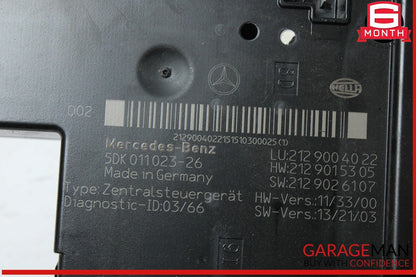 15-18 Mercedes W212 E350 Rear SAM Module Relay Fuse Box 2129004022 OEM