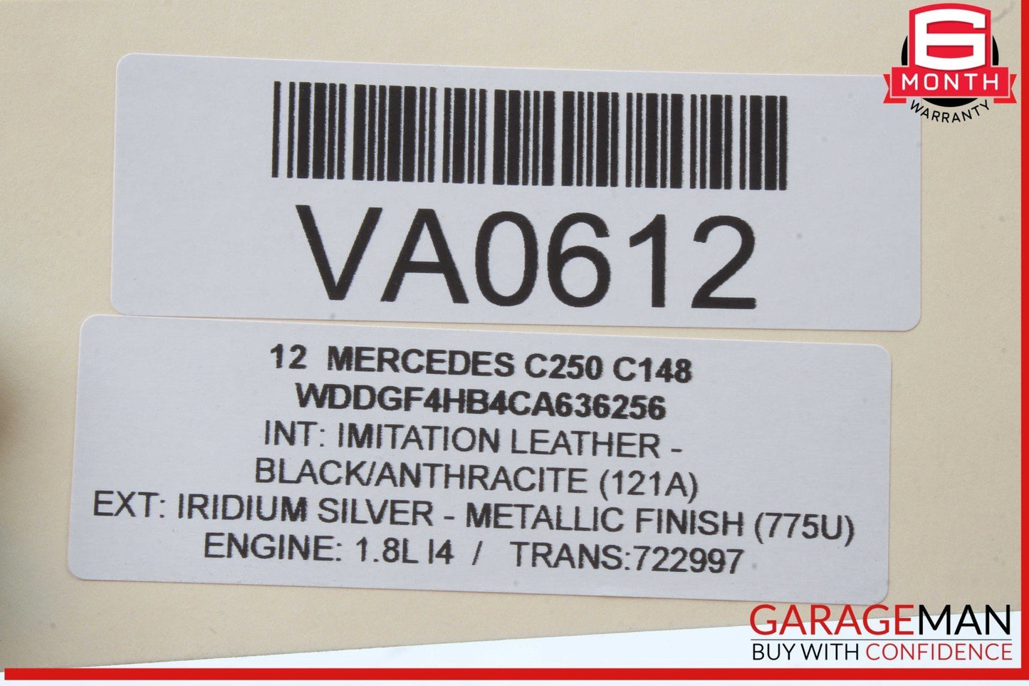 12-14 Mercedes W204 C250 C300 C350 Instrument Speedometer Cluster 2049003808 OEM