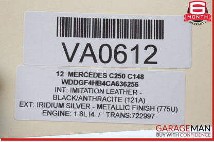 12-14 Mercedes W204 C250 C300 C350 Instrument Speedometer Cluster 2049003808 OEM