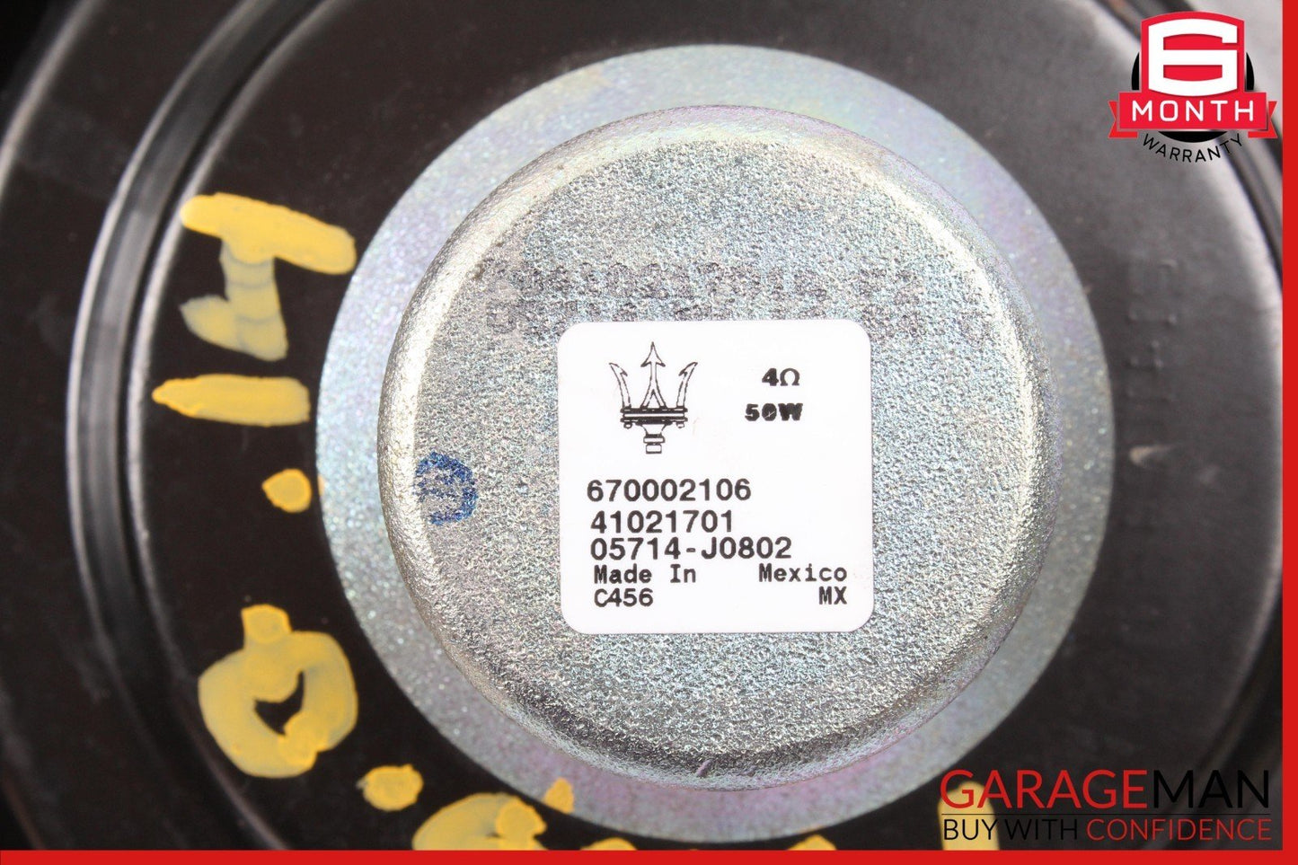 14-17 Maserati Quattroporte Front or Rear Side Door Audio Sound Speaker Set OEM