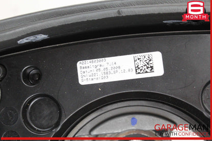 07-10 Mercedes W221 S550 4 Spoke Steering Wheel w/ Paddle Shifters OEM