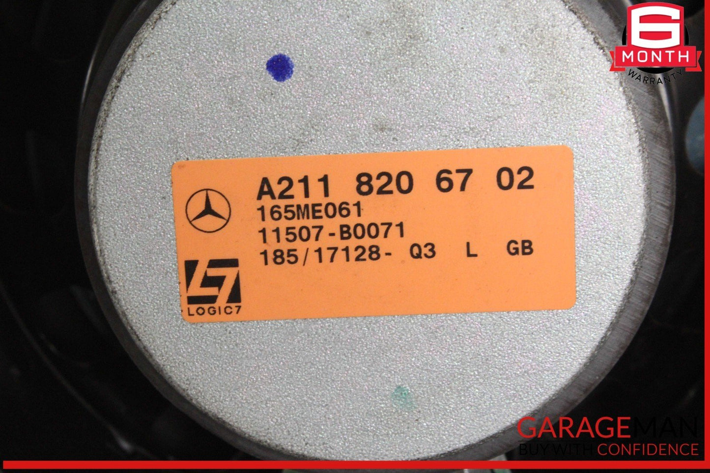 07-09 Mercedes W211 E320 Rear Right & Left Side Door Audio Speakers Set of 2 OEM