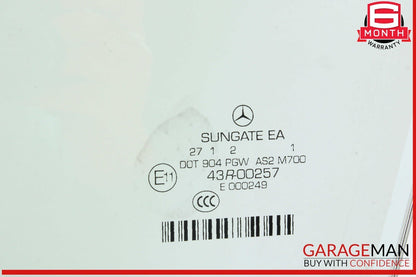 07-13 Mercedes W221 S400 Hybrid Front Left Driver Side Door Window Glass OEM