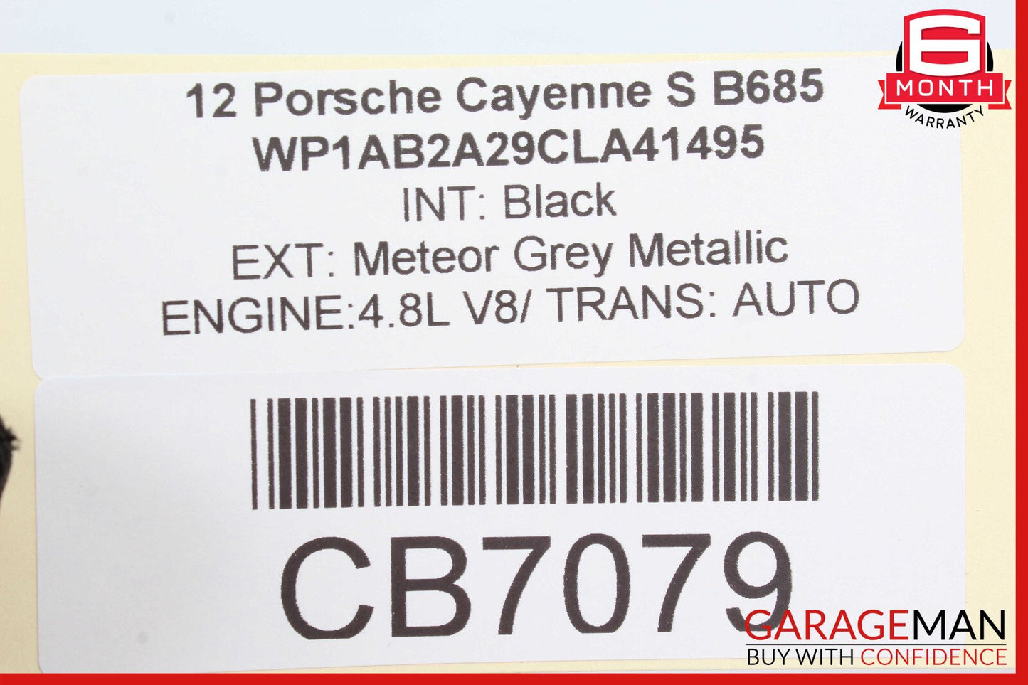 11-18 Porsche Cayenne 958 Floor Shifter Gear Shift Selector 7P5713025AC OEM