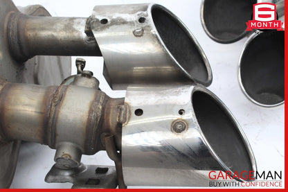 14-17 Maserati Ghibli Rear Right & Left Side Exhaust Muffler Tip OEM