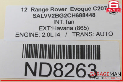 12-15 Range Rover Evoque Front Right Passenger Side Head Light Lamp Xenon OEM