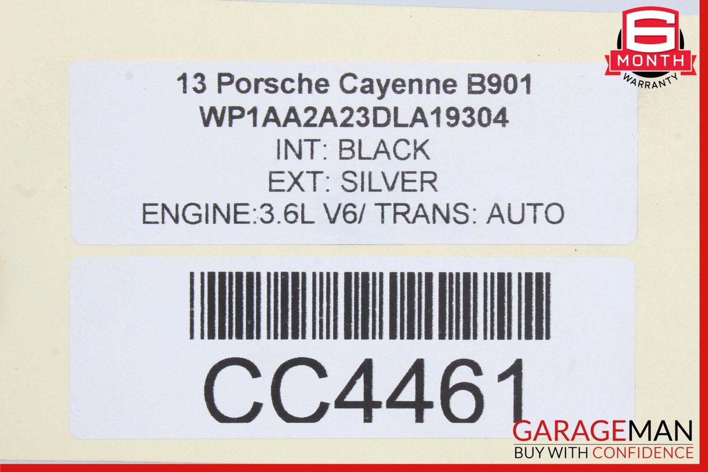 11-14 Porsche Cayenne 958 Front Dash Dashboard Panel Cover Trim Assembly Black